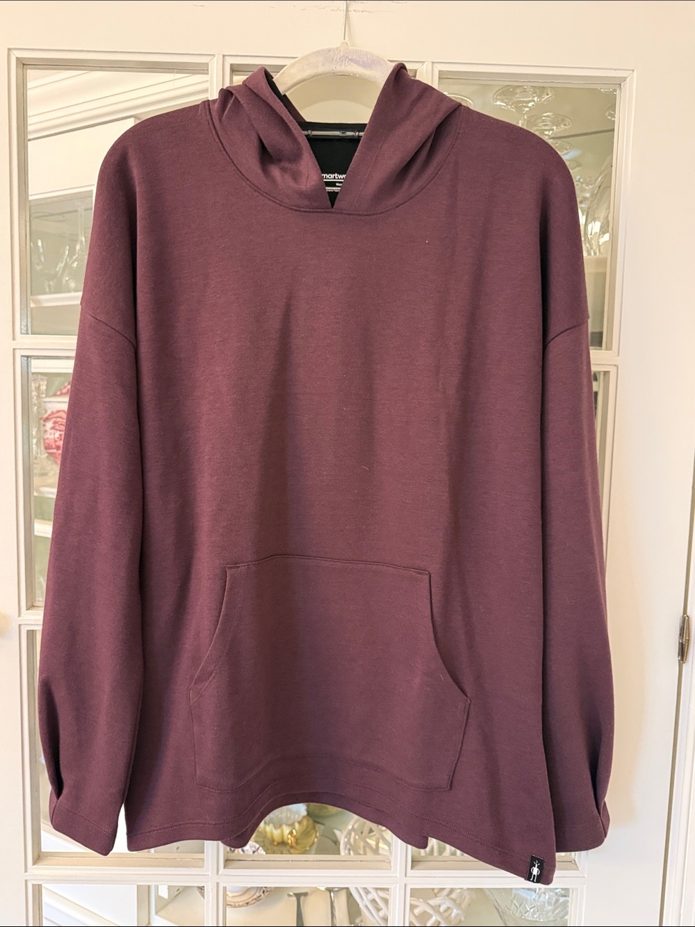 Smartwool Women's Hooded Pullover - Plum/Burgundy